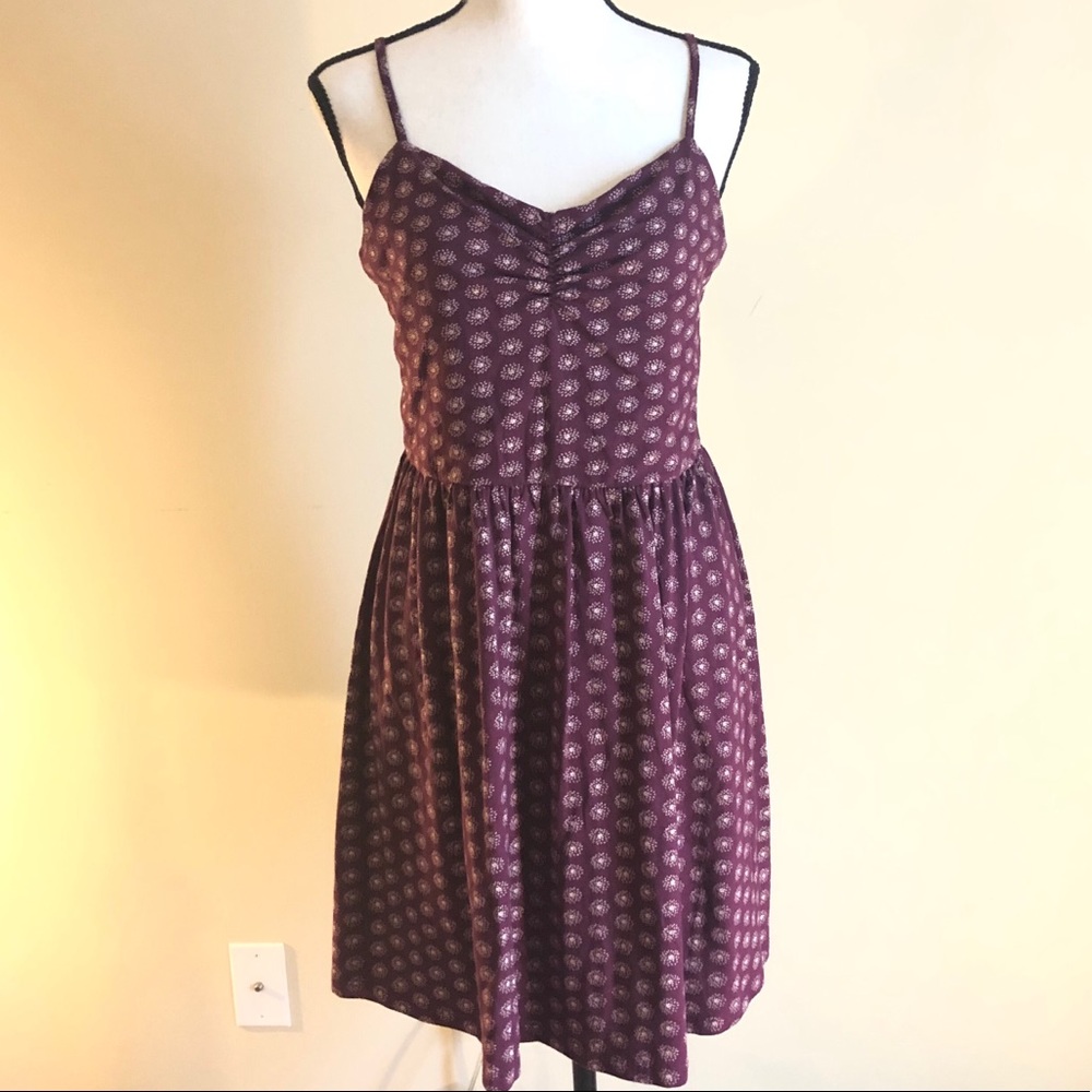Loft Spaghetti Strap Midi Dress